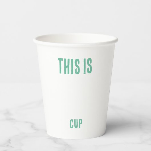 人魚 紙コップ (裏面)