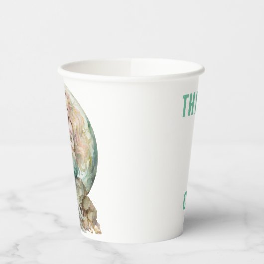 人魚 紙コップ (左)