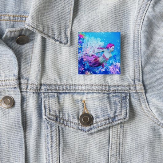 人魚 缶バッジ (インサイチュ)