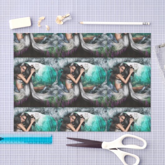 人魚 薄葉紙 (クラフト)