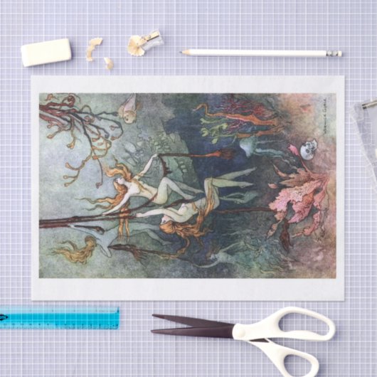 人魚 薄葉紙 (クラフト)