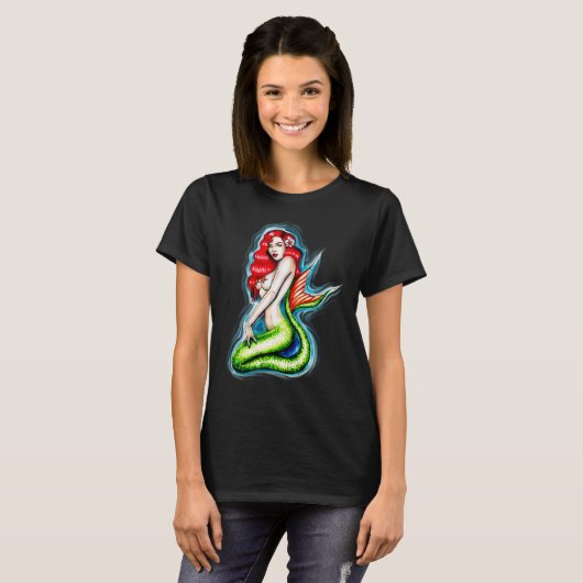人魚 蘭 Tシャツ (正面フル)