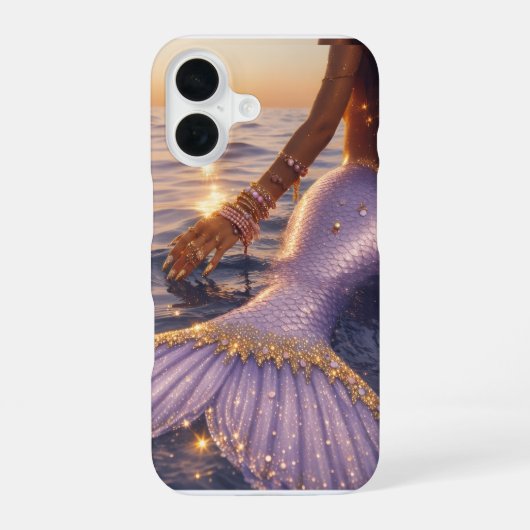 人魚 iphone 16 スマホケース  16ケース (裏面)