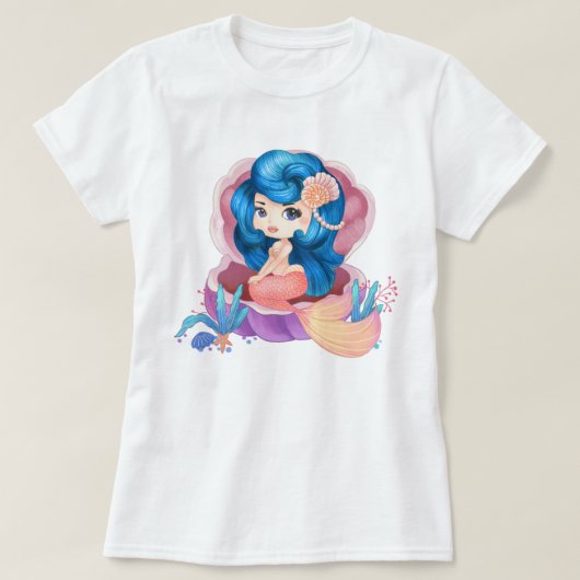 人魚 Tシャツ (デザイン正面)
