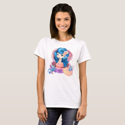 人魚 Tシャツ (正面フル)