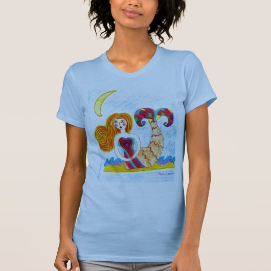 人魚、 Tシャツ (正面)