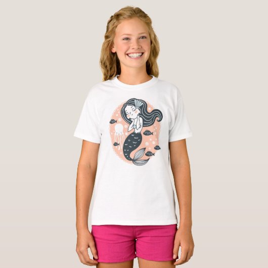 人魚 Tシャツ (正面フル)