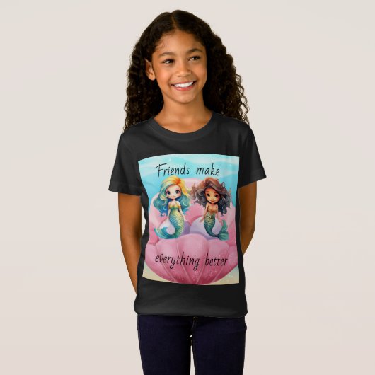 人魚 Tシャツ (正面フル)