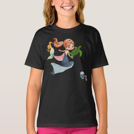 人魚 Tシャツ (正面)