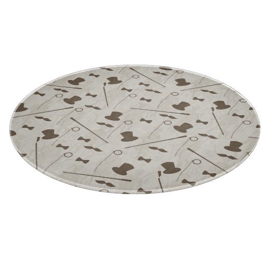 人2のためのレトロパターン カッティングボード (角)