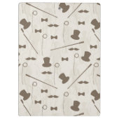 人2のためのレトロパターン クリップボード (裏面)