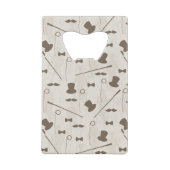 人2のためのレトロパターン クレジットカード栓抜き (裏面)