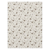 人2のためのレトロパターン テーブルクロス (正面)