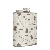 人2のためのレトロパターン フラスク (右)