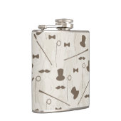 人2のためのレトロパターン フラスク (右)