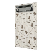 人2のためのレトロパターン ミニクリップボード (アングル2)