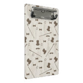 人2のためのレトロパターン ミニクリップボード (アングル)