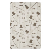 人2のためのレトロパターン ミニクリップボード (裏面)