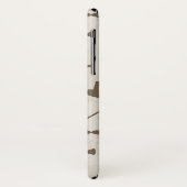 人2のためのレトロパターン Case-Mate iPhoneケース (裏面/左)