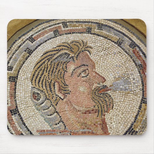 人2の頭部 マウスパッド (正面)