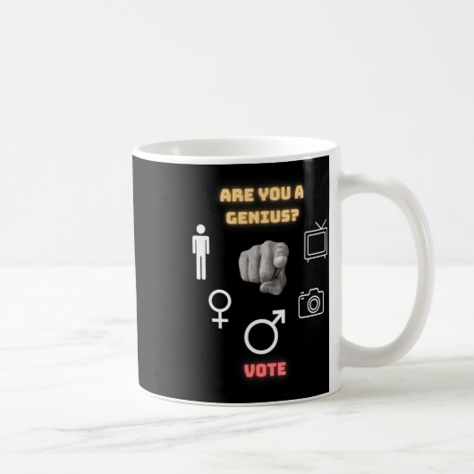 人 女性 男 カメラ テレビ  コーヒーマグカップ (右)