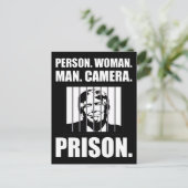 人。女。男。カメラ。刑務所。 ポストカード (スタンド正面)