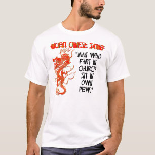 人…屁をする Tシャツ