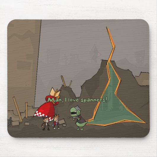 人、私はスパナーを愛します! マウスパッド (正面)