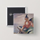 人 缶バッジ (正面&裏面)