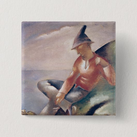 人 缶バッジ (正面)