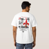 人-豆の2014年のCruzin CuzinsのTシャツへのビーズ Tシャツ (裏面フル)