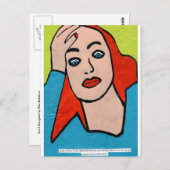 人! 郵便はがき ポストカード (正面/裏面)