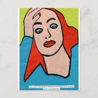 人! 郵便はがき ポストカード