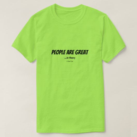 人… - MisterPシャツ Tシャツ (デザイン正面)