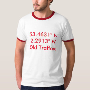 人UTD -座標 Tシャツ