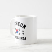 仁川 韓国 コーヒーマグカップ (正面左)