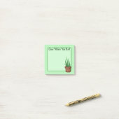 今いる場所で成長しよう！(植かわいらし物) ポストイット (デスク上)
