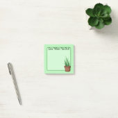 今いる場所で成長しよう！(植かわいらし物) ポストイット (オフィス)