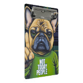 今おもしろい日ではない人々の犬のプレイド ミニクリップボード (アングル)