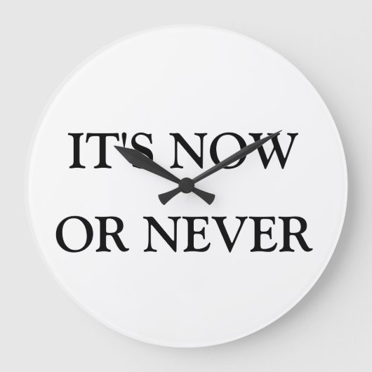 「今かない」時計 ラージ壁時計 (正面)