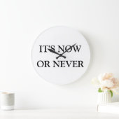 「今かない」時計 ラージ壁時計 (ホーム)