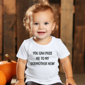 今から私をおばあちゃんに預けて ベビーボディスーツ