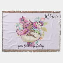 今かわいらし日ガーリーはユニコーンピンク