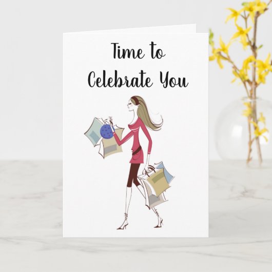 **今がお客様の時間で祝す**誕生日 カード (黄色い花)