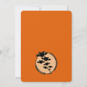 今がハローウィンパーティの季節不気味 招待状 (裏面)