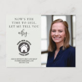 今が不動産マーケティングを売る実在時期 ポストカード (正面)