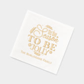 今が今のすてき季節 箔ナプキン (左)