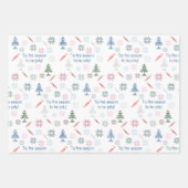 「今が季節すてきだ！クリスマスカラフル ラッピングペーパーシート (正面2)