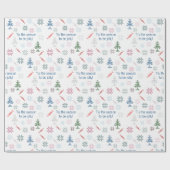 「今が季節すてきだ！クリスマスカラフル ラッピングペーパー (フラット)