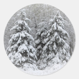 「今が季節だ。....ウィンターホリデー ラウンドシール